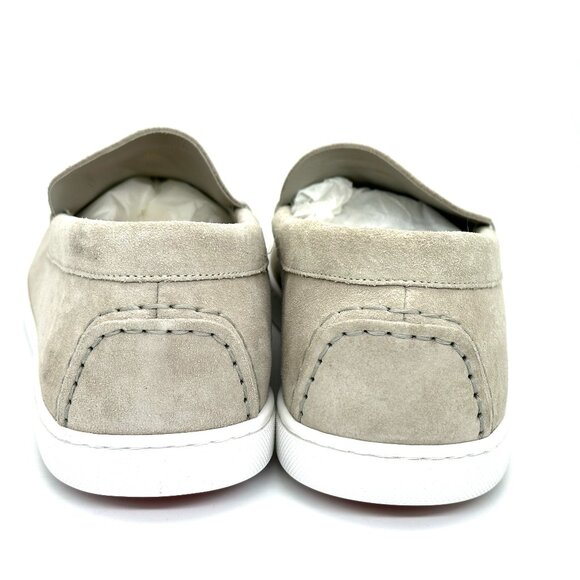 Christian Louboutin VARSIBOAT FLAT CL Monogram Slip On Suede Sneakers Shoes main image 15